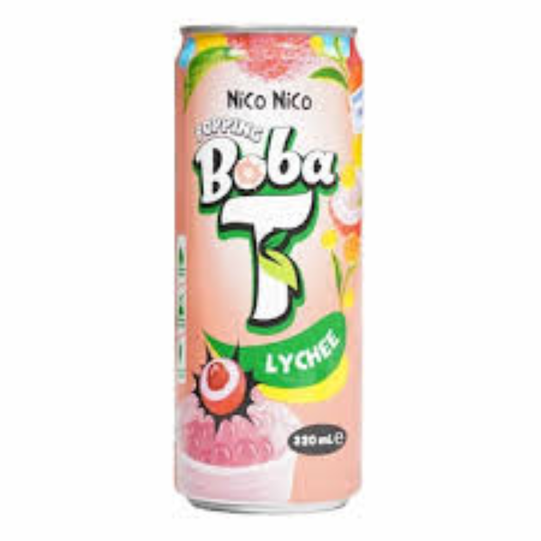 NICO NICO POPPING BOBA TEA LYCHEE 320ML